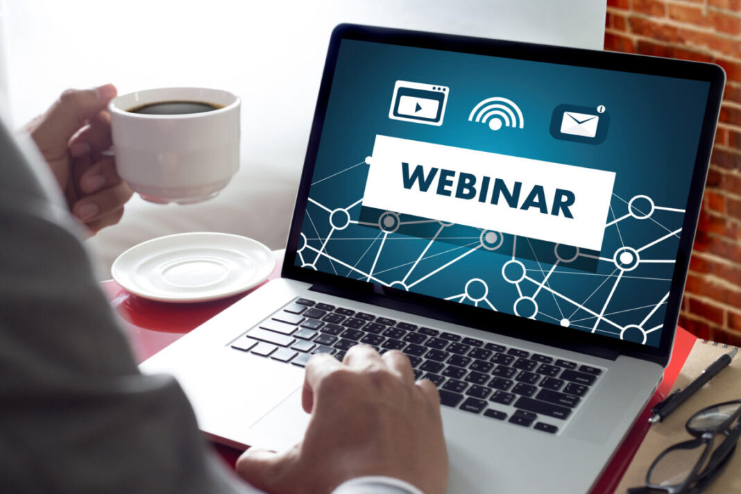 WEBINAR hand on table Business, coffee, Split tone